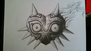 Tattoo Comission Of Majoras Mask By Mongochild On Deviantart Tattoo Ideen Ideen
