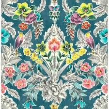 Arthouse Birds Of Paradise Vinyl Wallpaper Nuwallpaper Summer Love Teal Peel Stick Vinyl Strippable Roll Covers 30 75 Sq Ft Nu3037 The Home Depot In 2020 Peel And Stick Wallpaper Plant Wallpaper Nuwallpaper