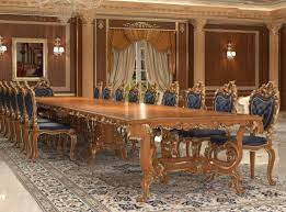 Shop at picket&rail for the widest range of premium quality dining room furniture such as designer and modern dining tables, upholstered dining chairs, dining benches, dining stools, sideboards, kitchen cabinets and more! Casa Padrino Luxury Baroque Dining Table Brown Gold Different Sizes Magnificent Solid Wood Dining Room Table Hotel Restaurant Castle Furniture Luxury Quality Made In Italy