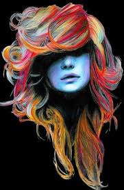 Colors Hair Art Pastel Art Art