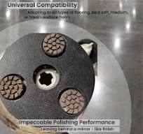 Amazon.com: Concrete Floor Polishing Pucks Sharp Diamond Copper Bond  Grinding Disc, Fit Ride-on Floor Grinder, Walk-Behind Grinder, 3 Inch Hook  and ...