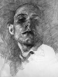 Black And White Self Portrait Drawing Self Portrait By Kamilsmala On Deviantart Portrait Drawing Self Portrait Drawing Portrait Art