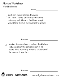Without lagging behind in our worksheets we have mentioned problems that cover the curriculum you will be studying this year in school. Print The Free Pre Algebra Word Problems Worksheet Printable Version