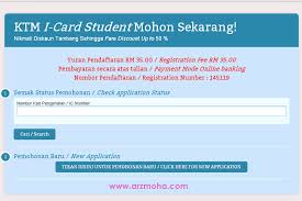 Student identification procedure at the student affairs office. Cara Memperbaharui Renew Ktm I Card Secara Online Mobile
