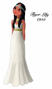Tiger Lily Designer Gown Princess Tiger Lily Tiger Lily Peter Pan Tiger Lily Costume