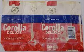 ANTIGA EMBALAGEM DE CIGARROS &quot; COROLLA &quot;