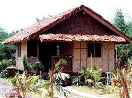 Coco Lumber And Palm Hut House Bahay Kubo Design Philippines Bamboo House
