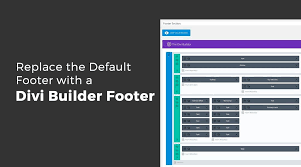 Replace The Default Footer With A Divi Builder Footer Saved In Your Divi Library Footer Popular Wordpress Themes Library