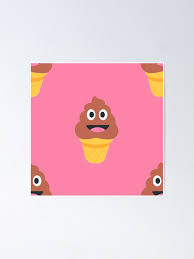 Premium Photo | Ice Cream Cone With Poop Emoji