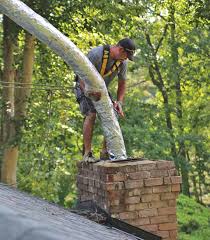 Removing clay tile liner from brick chimney, using diy homemade clay tile smashers. How Long Chimney Liners Last Atlanta Ga Chimney Inspections