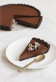 No Bake Chocolate Tart Pretty Simple Sweet Recipe Chocolate Tart Chocolate Desserts No Bake Chocolate Desserts