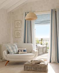 See more ideas about beach cottages, beach cottage curtains, curtains. Awning Stripe Seaspray Fabric Coastal Decorating Living Room Coastal Living Rooms Coastal Living Room