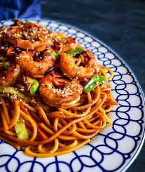 Add sugar snap peas and water chestnuts to the hot oil. Restaurant Style Shrimp Chow Mein Recipe 7 Easy Ingredients Swap