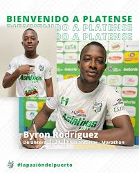 Byron vuelve a vestirse de ⚪🟢! ¡Bienvenido de nuevo al primer campeón! 🦈  #platensefc #lapasiondelpuerto