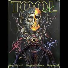 807 Likes 9 Comments Tool Posters Toolposters On Instagram May 10 2019 Hampton Va Signed By Toolmusic Tool Band Artwork Tool Band Art Tool Poster