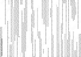 Llll➤ hundreds of beautiful animated christmas alphabet gifs, images and animations. Stream Line Binary Code Black And White Background With Two Binary Digits 0 And 1 Isolated On A White Background Stock Vector Adobe Stock
