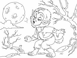 Plus, it's an easy way to celebrate each season or special holidays. Werewolf Kid Coloring Page Coloring Pages 4 U