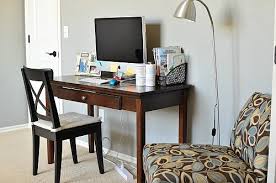 The new hotness is working horizontally. Easy Desk Makeover Project By Decoart