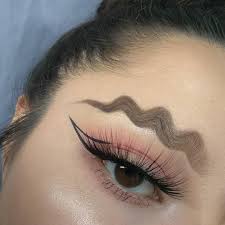 Pin By Fosterginger On Things That Boggle My Mind Eyebrow Trends Cool Halloween Makeup Party Makeup Looks