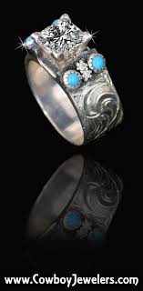5130 Custom Made 10mm Wide Band Made And Sold Online By Cowboyjewelers Com Sh White Gold Engagement Rings Vintage Western Wedding Rings Turquoise Wedding Rings