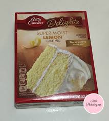 Click here for the complete tutorial with video. Michi Photostory Betty Crocker Super Moist Lemon Cake Mix