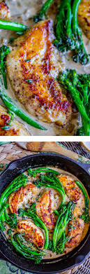 Pan Seared Chicken Broccolini In Creamy Mustard Sauce Chicken Tenderloin Recipes Easy Chicken Tenderloin Recipes Tenderloin Recipes