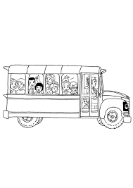 Coloring is essential to the overall development of a child. Coloring Pages School Bus Coloring Page