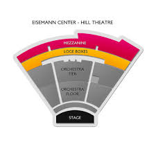 eisemann center 2019 seating chart