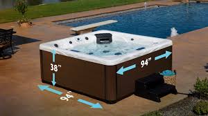 Standard hot tub dimensions are as follows: How Big Is A Hot Tub Your Guide To Spa Dimensions Master Spas Blog