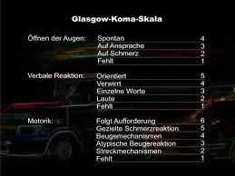 Make your assessments with the glasgow coma scale. In Der Glasgow Koma Skala Werden Drei Faktoren Getestet Namlich Das Offnen Der Augen Die Verbale Reaktion Und Die Motorik