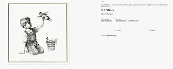 Banksy game changer signed 'banksy' (lower right) oil on canvas 35 7/8 x 35 7/8in. Game Changer Canvass Sold For Gbp 16 8 Mn At Christie S 23 March 2021 Banksy Unofficial