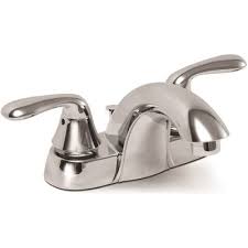 Check spelling or type a new query. Premier Part 3577624 Premier Waterfront 4 In Centerset 2 Handle Bathroom Faucet With Pop Up Assembly In Chrome Centerset Faucets Home Depot Pro