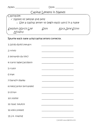 This is the fifth grade reading section. Names Capitalization Worksheets Capitalization Worksheets Kindergarten Worksheets Sight Words Capitalization