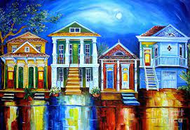 It is situated within city park, a short distance from the intersection of carrollton avenue and esplanade avenue, and near the terminus of the canal. Moon Over New Orleans Painting By Diane Millsap