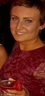 Leanne Barnes told her Tinder boyfriend she had breast cancer
