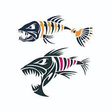 Download Angry Fish Bone Cuttable Design