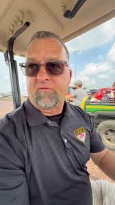 Driving around the pits in Farley, Iowa