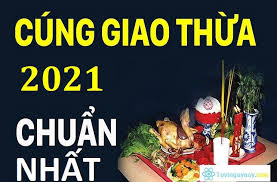 Văn khấn giao thừa ngoài trời năm tân sửu 2021. Giao Thá»«a La Gi Cung Giao Thá»«a NÄƒm 2021 Cáº§n LÆ°u Y Gi Ä'á»ƒ Lá»™c La Cáº£ NÄƒm