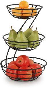 2 tier microwave oven rack stand storage organiser kitchen shelf kitchen home us. China All In One Euro Arched Server Contemporary Stacked 3 Tier Bowls For Modern Kitchen Counters Sleek Fruit Basket Stand China 3 Tier Fruit Bowls And Bread Proofing Basket Set Price