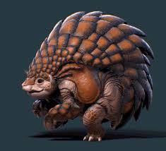 Artstation Pangolin Mount Guild Wars 2 Samantha Rogers Creature Design Guild Wars Creature Concept Art