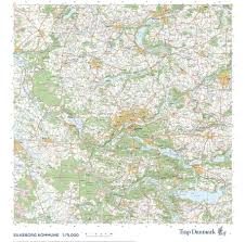 Begge kort kan bruges i hele verden og ligner meget hinanden. Trap Danmark Kort Over Silkeborg Kommune Pa Lager Billig