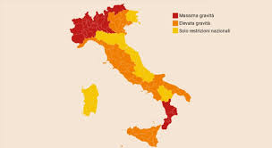In base ai dati, il ministero della salute stabilirà, con una ordinanza, i «colori» delle regioni. Nuovo Dpcm In Vigore Da Domani Cambiano I Colori Delle Zone