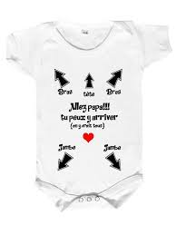 Body Bebe Mode D Emploi Pour Papa Aller Papa Tu Y Etsy Baby Onesies Baby Clothes Shirts