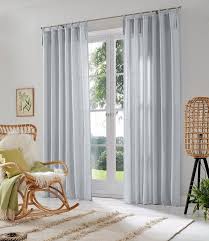 Braucht der vorhang eine auffrischung, kann er bis 30° c schonend in der maschine gewaschen und auch mäßig heiß gebügelt werden. Gardine Lazy Home Affaire Schlaufen 2 Stuck Vorhang Fertiggardine Halbtransparent Online Kaufen Otto