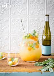 Sangria Blanche Monsieur Cocktail Sangria Cocktails Boozy Drinks