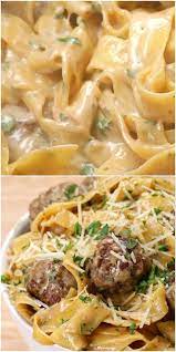 One Pot Swedish Meatball Pasta Recipe By Tasty Recipe Recipes Meatball Pasta Swedish Meatball Pasta Recipe