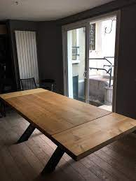 table industrielle salle a manger style industriel table salle a manger table de salle a manger bois