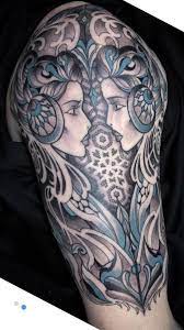 Finished My Gemini Tattoo This Weekend Props To Joseph Realubit Awaken Tattoo Chicago Gemini Tattoo Tattoos Nerd Tattoo