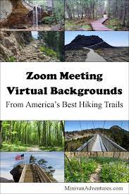 Individual trails that allow for hiking, cycling, horseback riding, and snowmobiling can be found all along the path. Zoom Meeting Inspiration From America S Best Hiking Trails Virtual Backgrounds Minivan Adventures