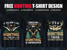 Download Editable Hunting Hunting T Shirts Design Free Download